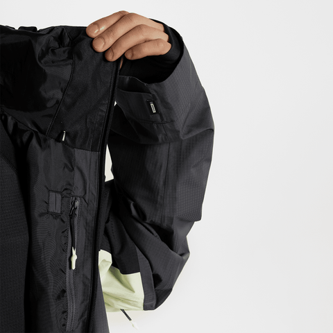 Ansel 2L shell jacket - Anthracite / Black / Lume