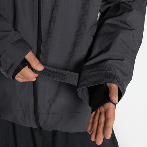 Ansel 2L shell jacket - Anthracite / Black / Lume