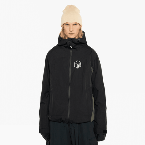 Ansel 2L shell jacket - Black / Olive