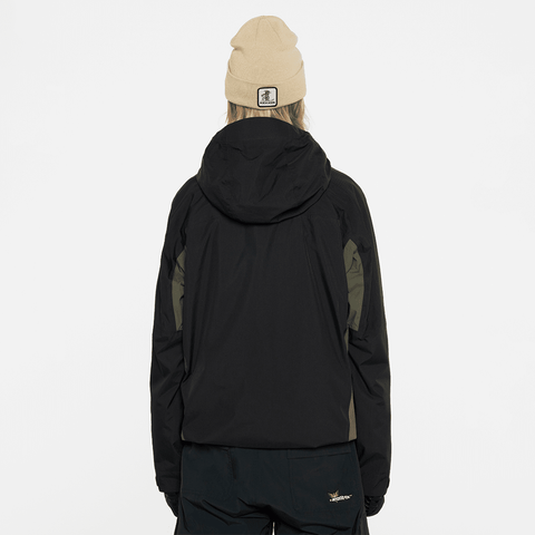 Ansel 2L shell jacket - Black / Olive