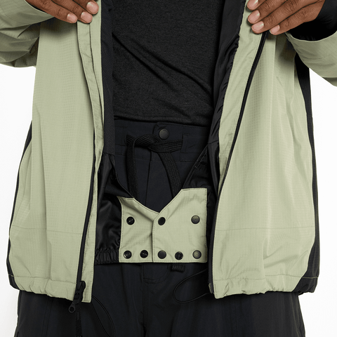 Ansel 2L jacket - Macha / Olive / Black