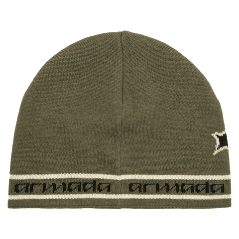 AR skully beanie - Swamp / Black