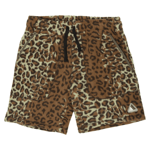 Arlie fleece shorts - Leopard