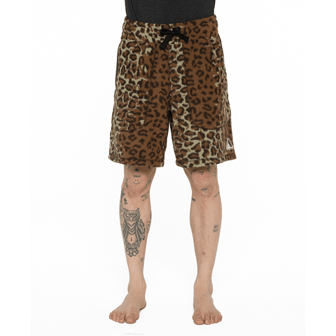 Arlie fleece shorts - Leopard