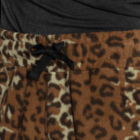 Arlie fleece shorts - Leopard