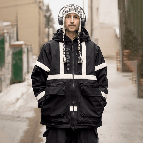 BDOG insulated jacket - Black / Cream