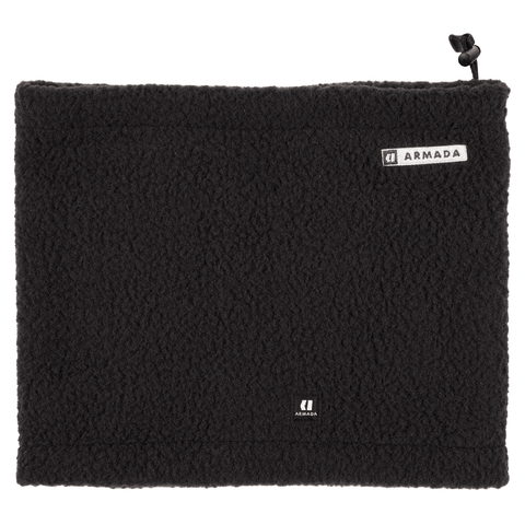 Cord lock neckwarmer - Black