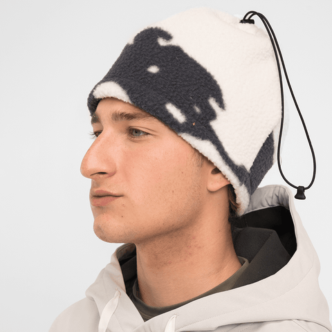 Cord lock neckwarmer - Paint camo