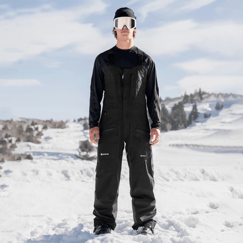 Coveted 3L Gore-Tex® shell bib pants - Black
