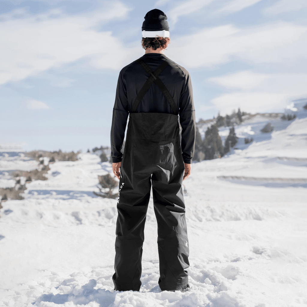 Coveted 3L Gore-Tex® shell bib pants Black – D-STRUCTURE
