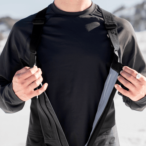 Coveted 3L Gore-Tex® shell bib pants - Black