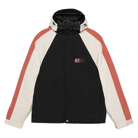 Gansett 2L insulated jacket - Black / Cream / Faded rose
