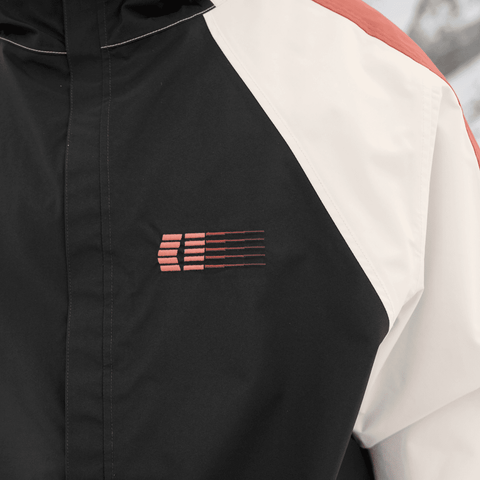 Gansett 2L insulated jacket - Black / Cream / Faded rose