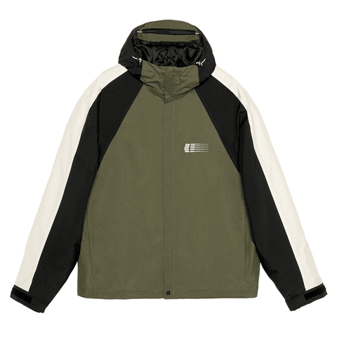 Gansett 2L insulated jacket - Olive / Black / Cream