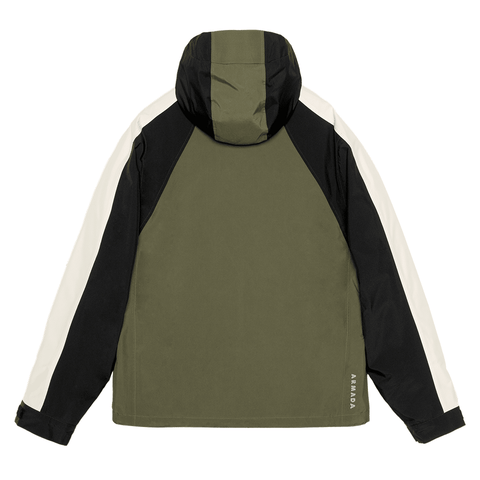 Gansett 2L insulated jacket - Olive / Black / Cream