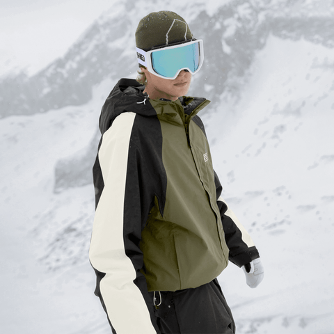 Gansett 2L insulated jacket - Olive / Black / Cream