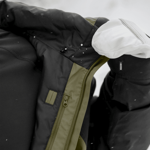 Gansett 2L insulated jacket - Olive / Black / Cream