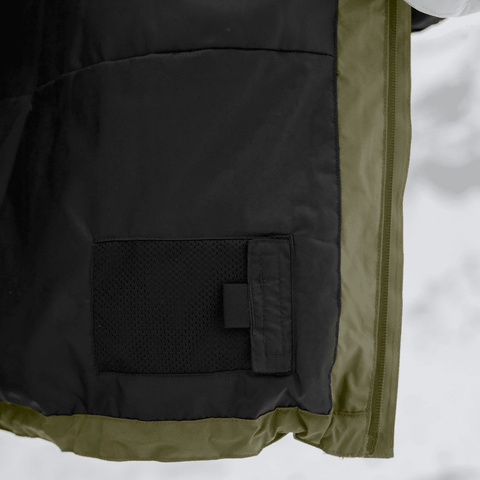 Gansett 2L insulated jacket - Olive / Black / Cream