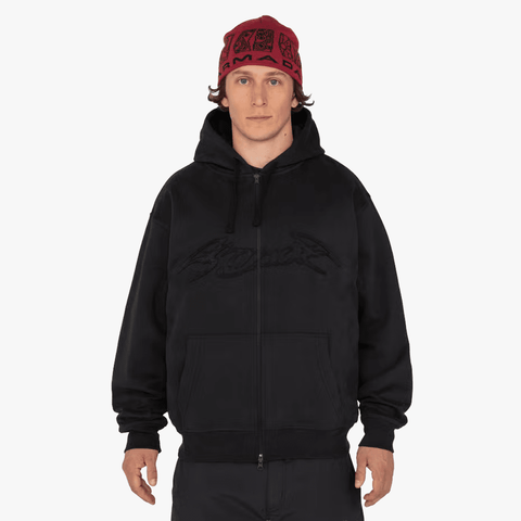 Icon full zip hoodie - Black