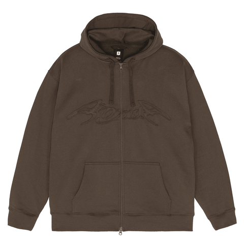 Icon full zip hoodie - Grizzly