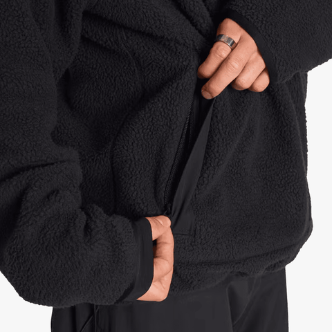 Klatch fleece jacket - Black