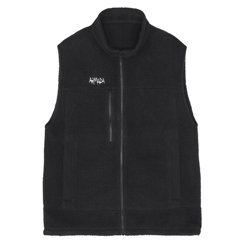 Klatch fleece vest - Black