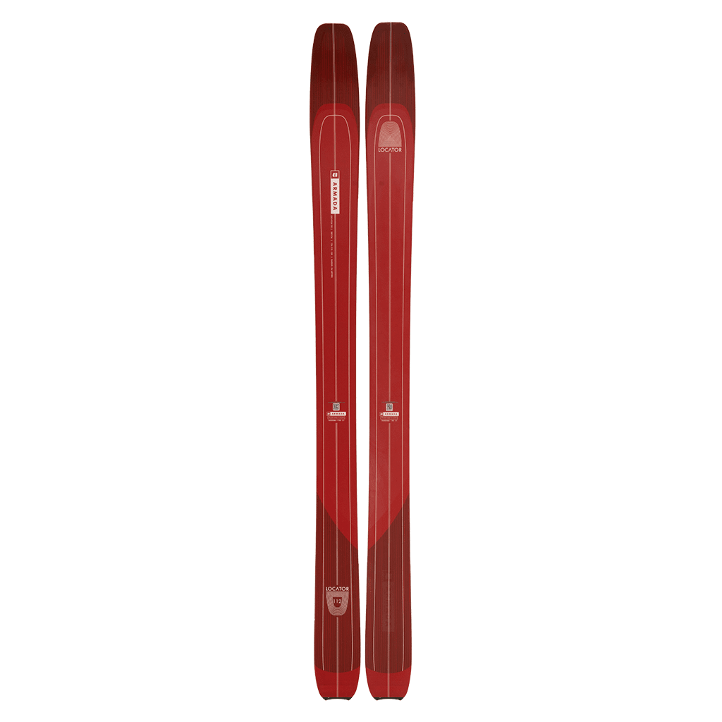 Locator 112 skis 2024 - Red