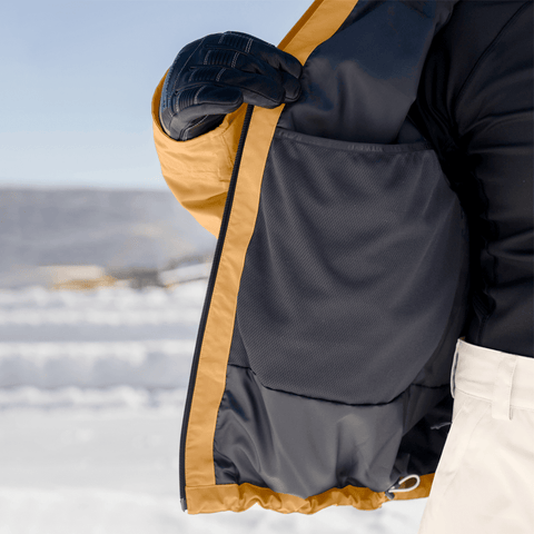 Nylie 2L insulated women's jacket - Golden brown