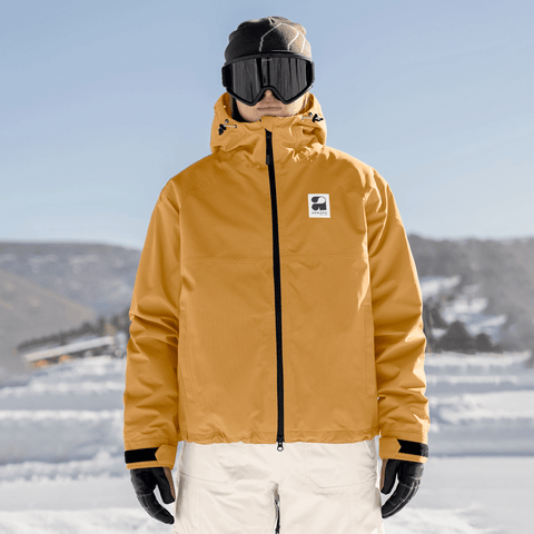 Nylie 2L insulated women's jacket - Golden brown