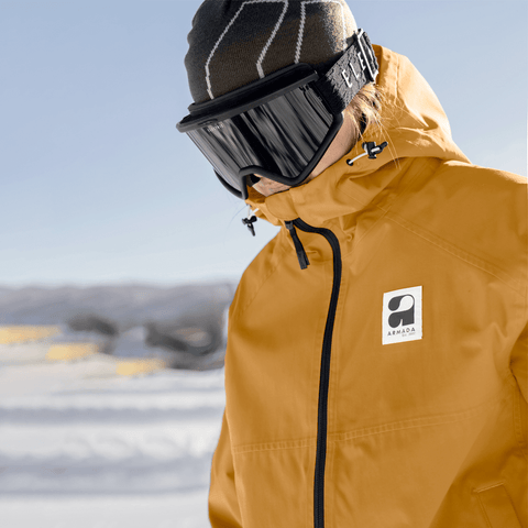 Nylie 2L insulated women's jacket - Golden brown