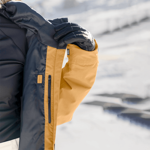 Nylie 2L insulated women's jacket - Golden brown