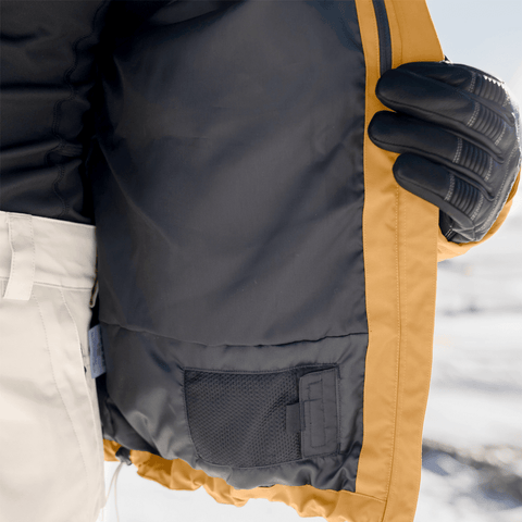 Nylie 2L insulated women's jacket - Golden brown