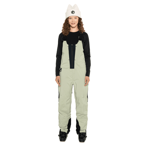 Rayleigh 3L women's bib pants - Macha / Black