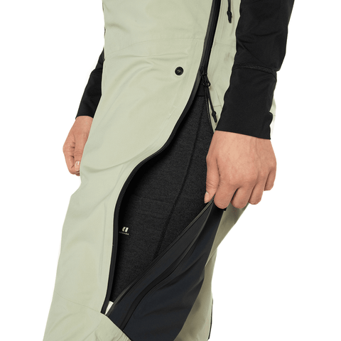 Rayleigh 3L women's bib pants - Macha / Black