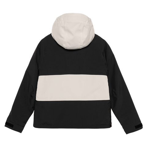 Rosalie 2L insulated women's anorak jacket - Black / Cream / Faded rose