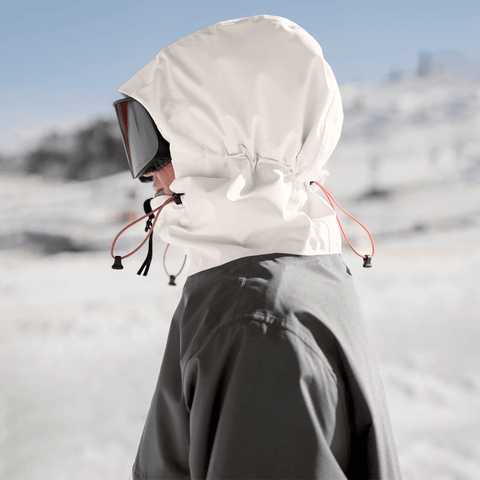 Rosalie 2L insulated women's anorak jacket - Black / Cream / Faded rose