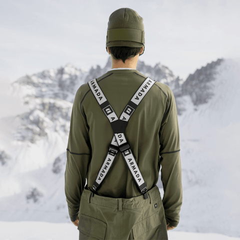 Stage suspenders - Black / Blanc