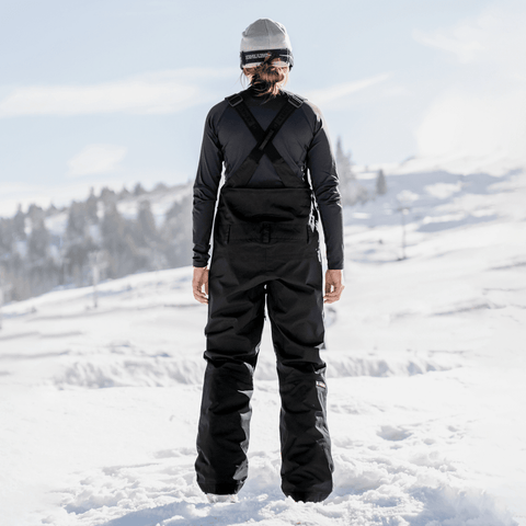 Talyah 2L cargo women's bib pants - Black