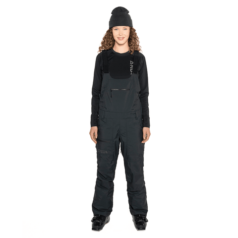 Talyah 2L cargo women's bib pants - Black