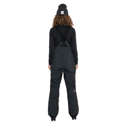 Talyah 2L cargo women's bib pants - Black