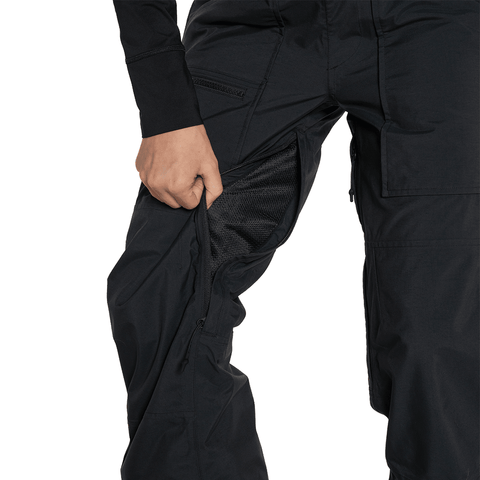 Talyah 2L cargo women's bib pants - Black