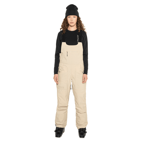 Talyah 2L cargo women's bib pants - Safari