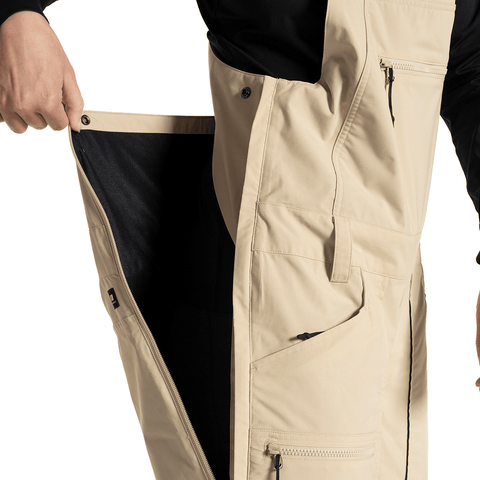 Talyah 2L cargo women's bib pants - Safari