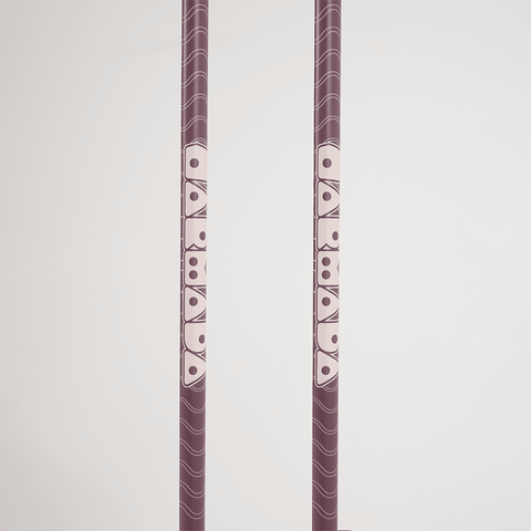 Triad poles - Wine / Oak