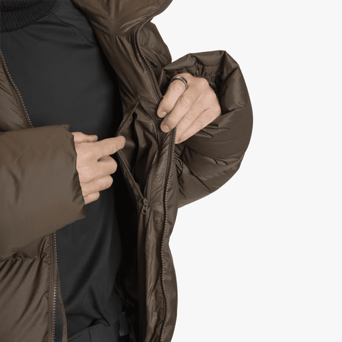 Whitmer down jacket - Grizzly