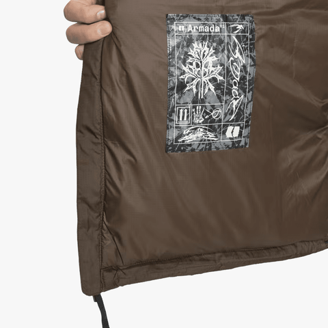 Whitmer down jacket - Grizzly