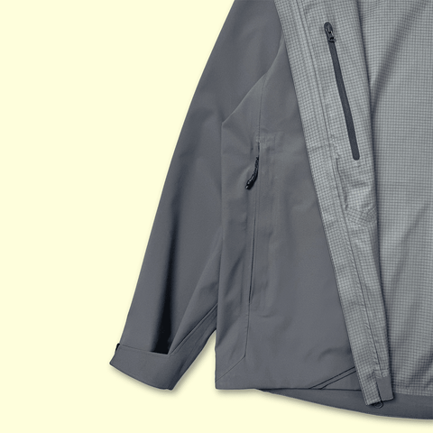 Day job 3L shell jacket - Smoke grey