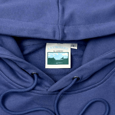 GC premium hoodie - Navy / Grey