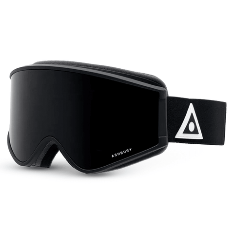 A12 goggle - Black triangle / Dark smoke + Yellow