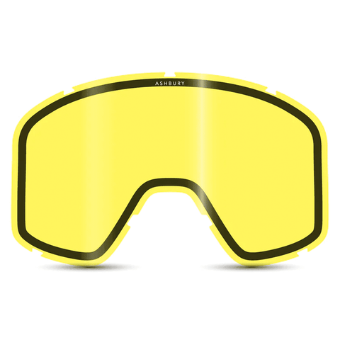 Mirage goggle - Black triangle / Dark smoke + Yellow